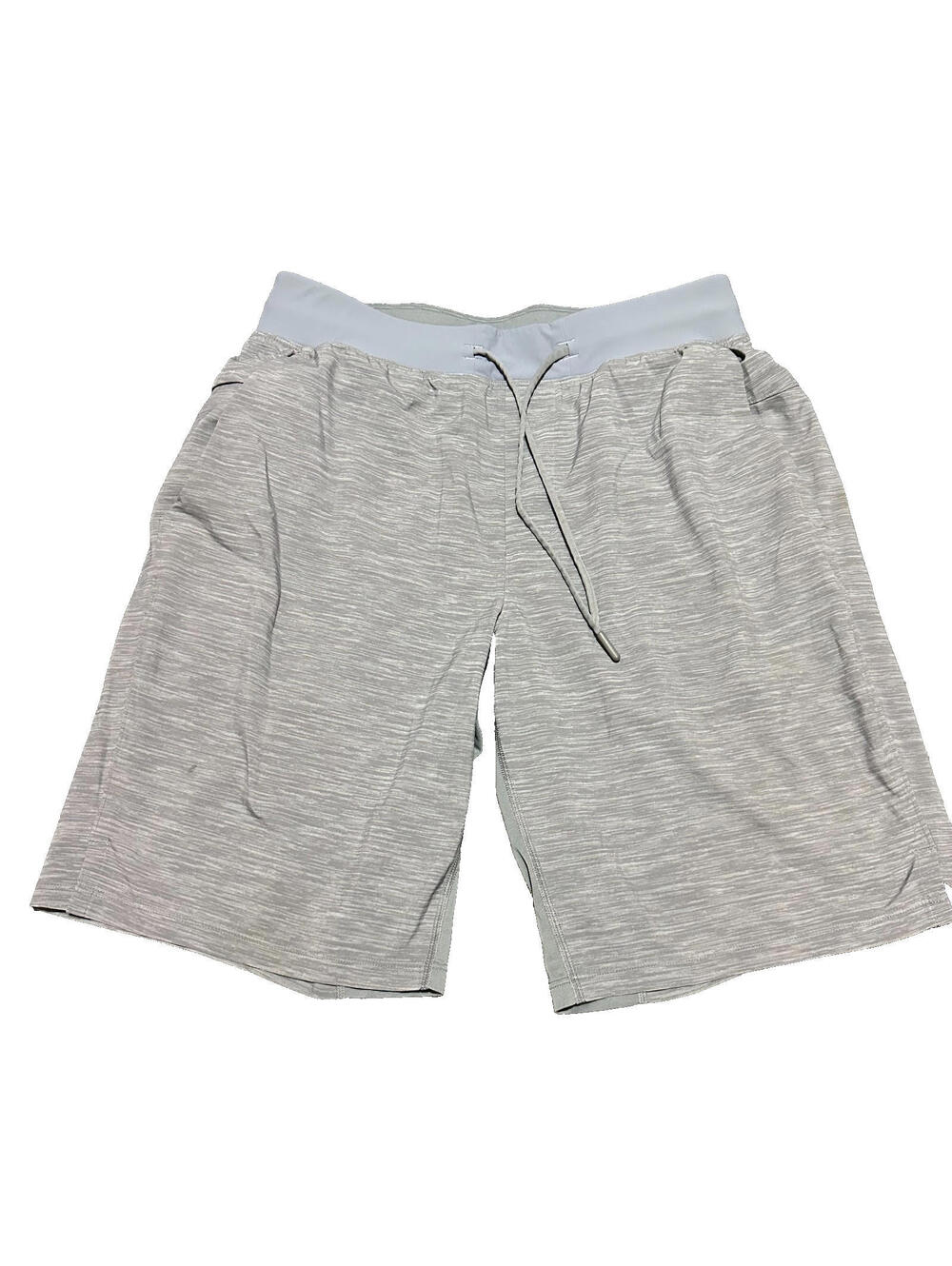 Lululemon THE Shorts Men M Medium Gray Athletic Gym Running Casual Cut Liner